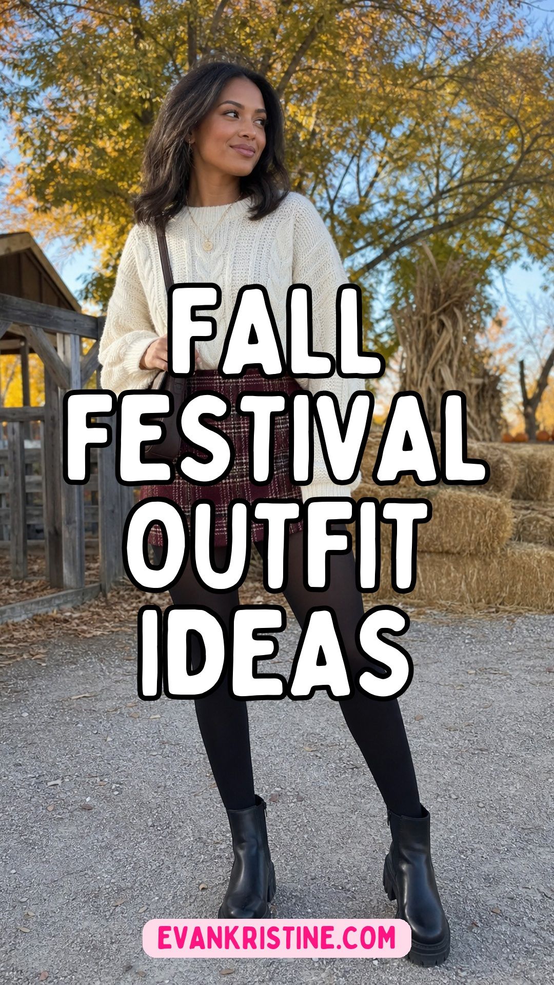 Fall festival outfit ideas Pinterest pin