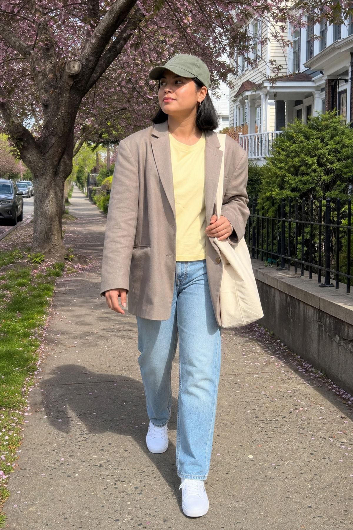 Woman wearing everyday sneakers
