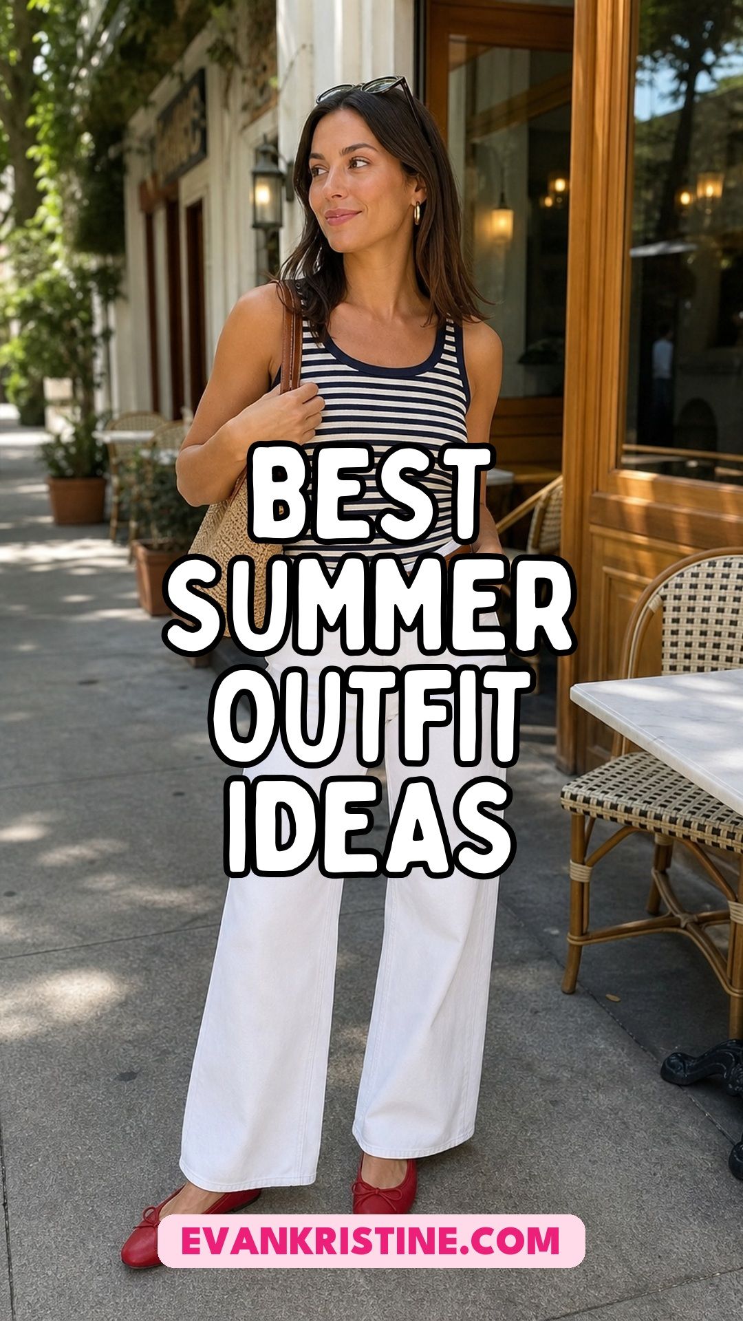 Summer outfit ideas for women Pinterest pin