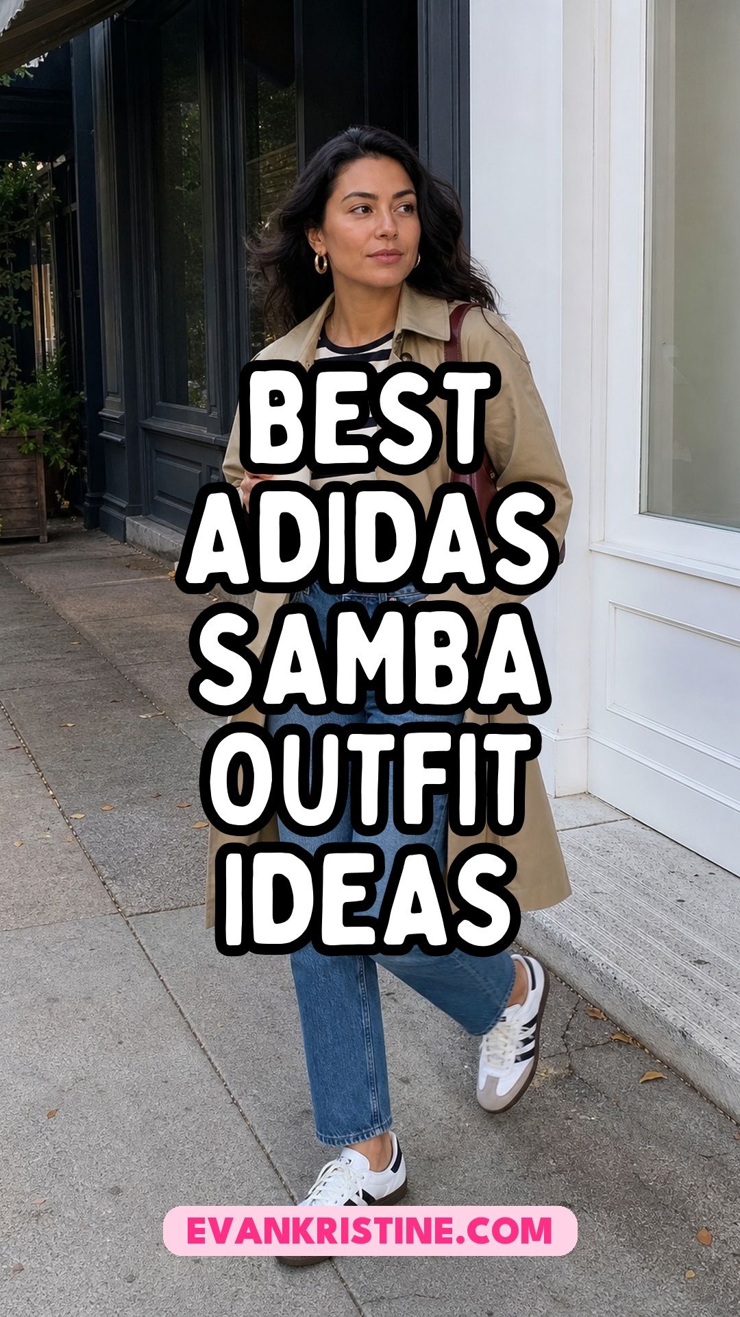 Adidas Samba sneakers styled with jeans, skirts and dresses