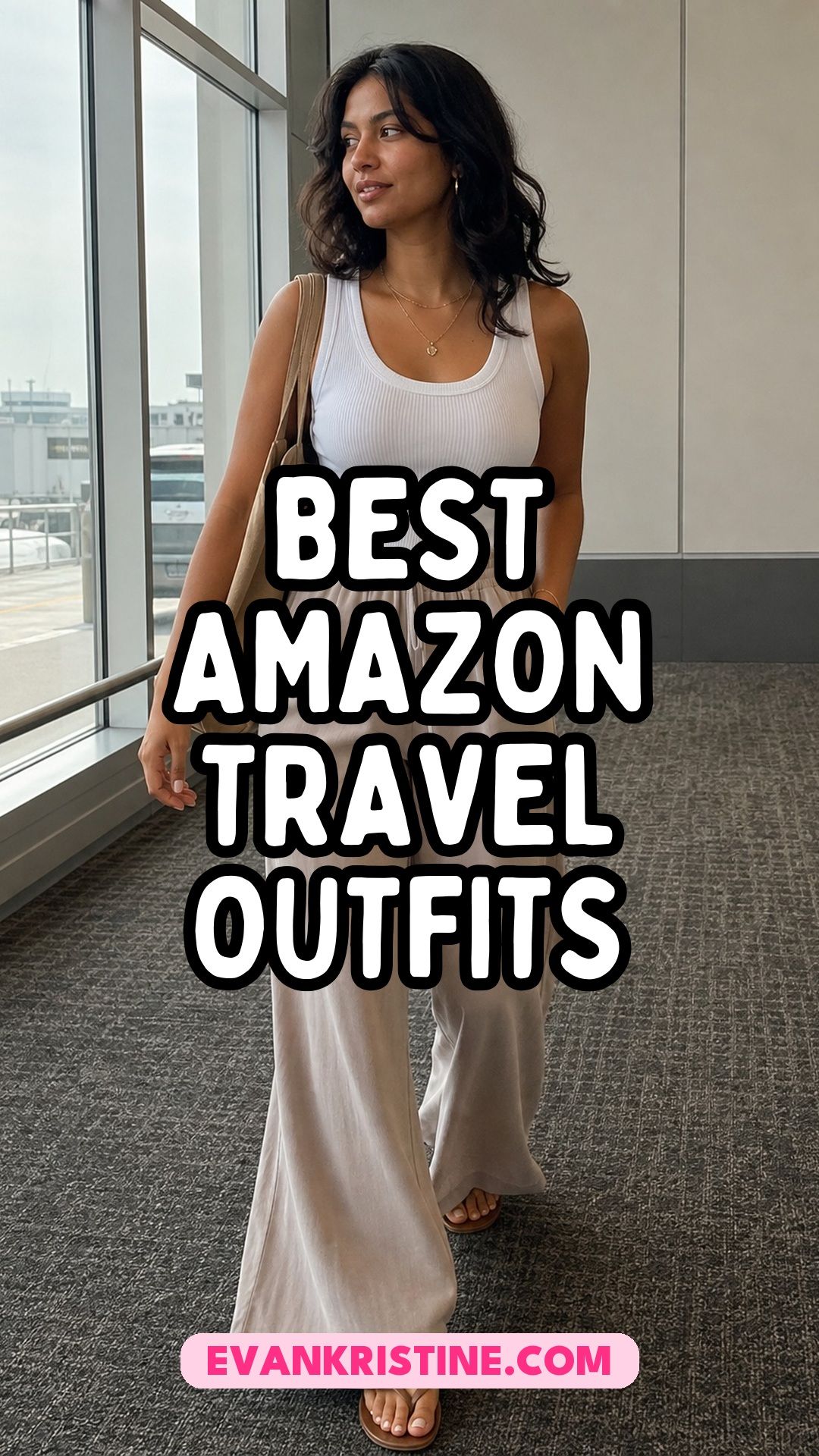 Amazon travel outfits Pinterest pin