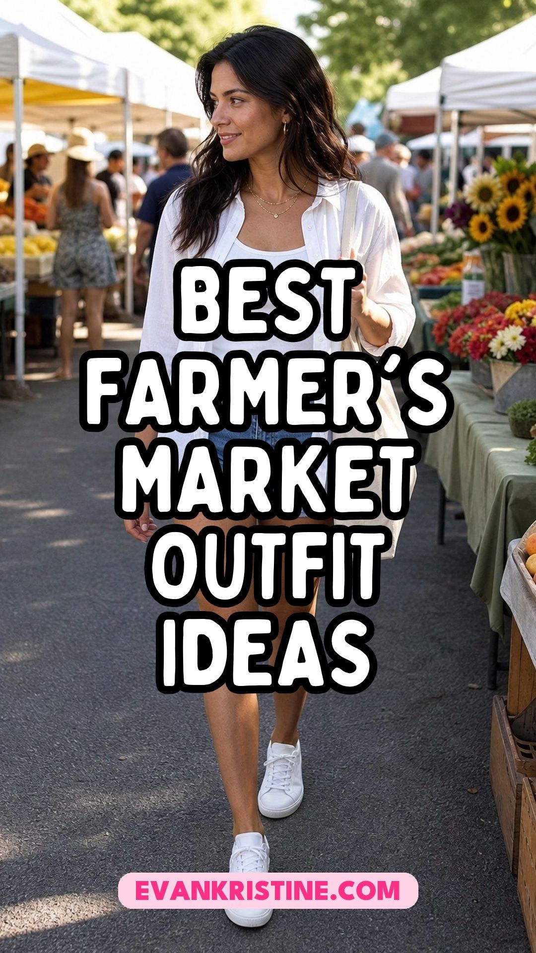 Farmer s market outfit ideas Pinterest pin