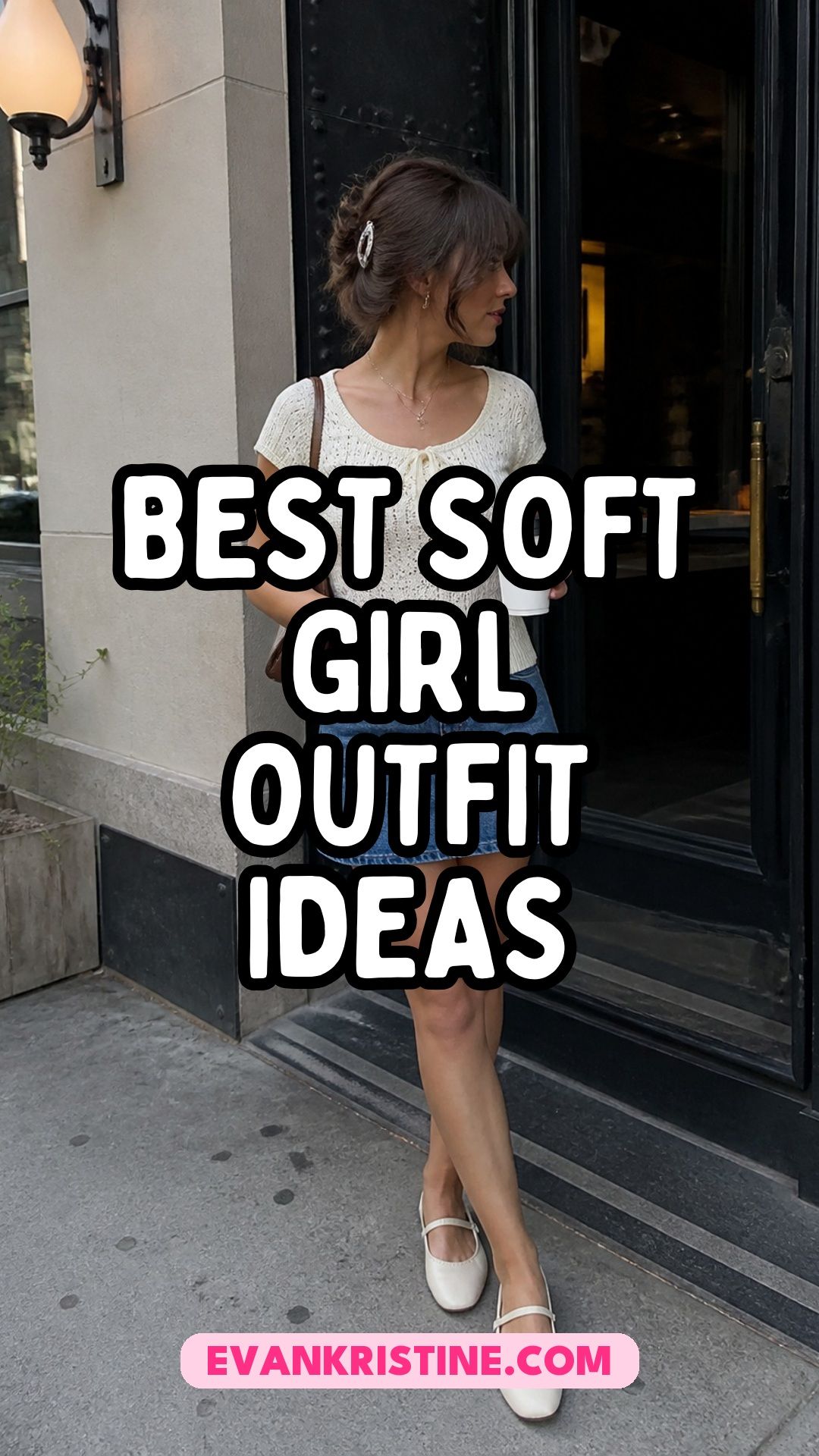 Soft girl outfit ideas Pinterest pin
