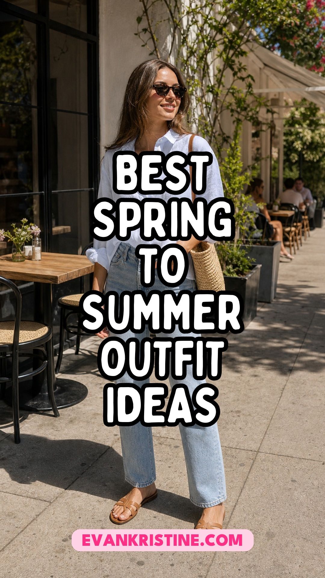 Spring to summer outfit ideas Pinterest pin